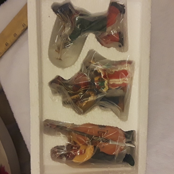 House of Lloyd "Have a Jazzy Christmas" Ornaments New in Box original wrapper - Picture 2 of 6
